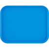 Поднос прямоугольный для Фаст Фуд;полипроп.;,L=45,7,B=35,5см;голуб.
