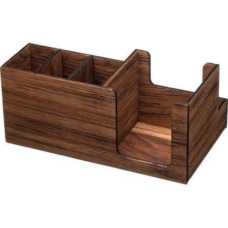 Органайзер для столовых приборов;дуб;,H=14,L=31,B=18,5см