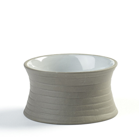 Салатник для комплимента;керамика;D=9,H=4см;белый,серый